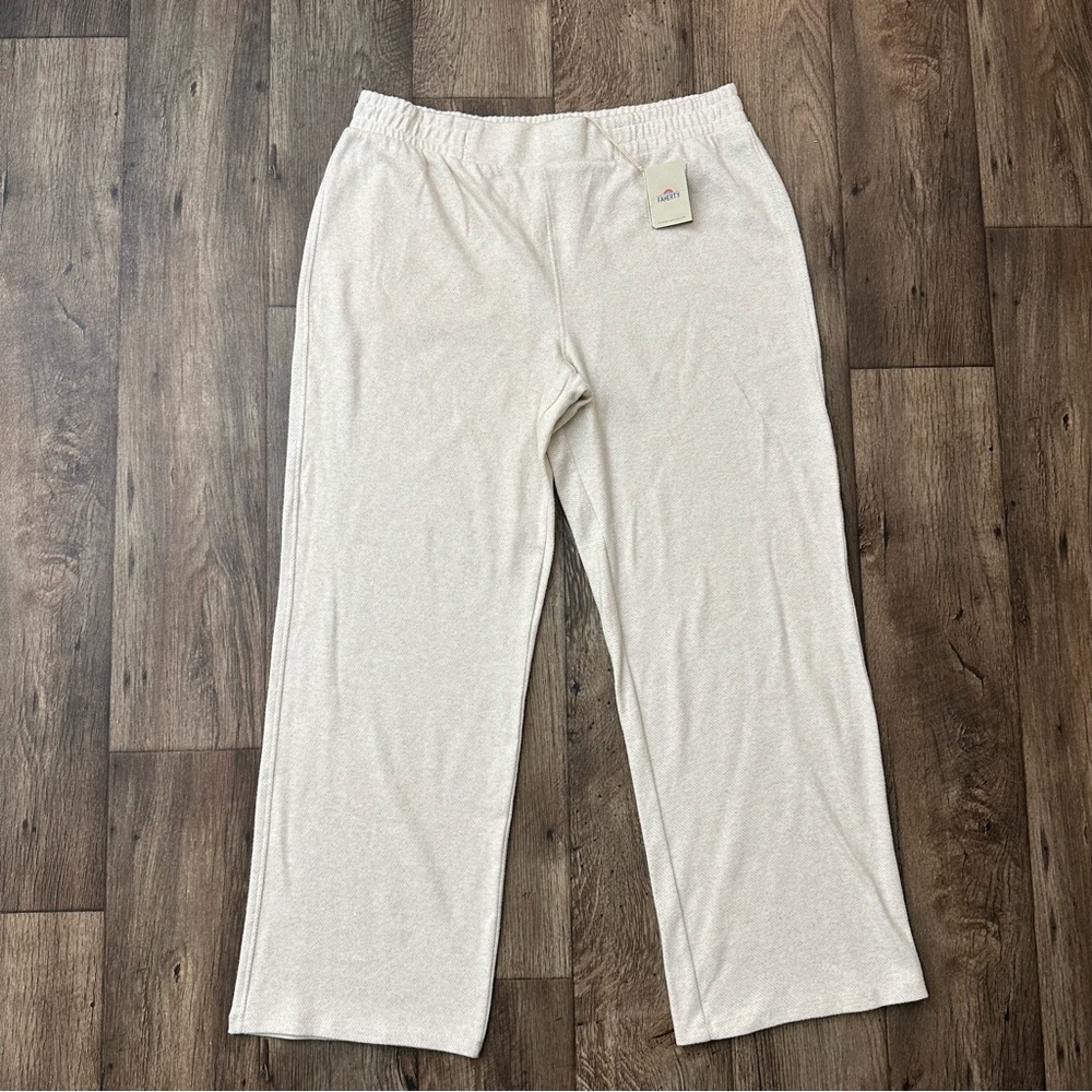 Faherty Soft Organic Cotton Blend Back Pocket Soft Pants sweatpants Size XL
